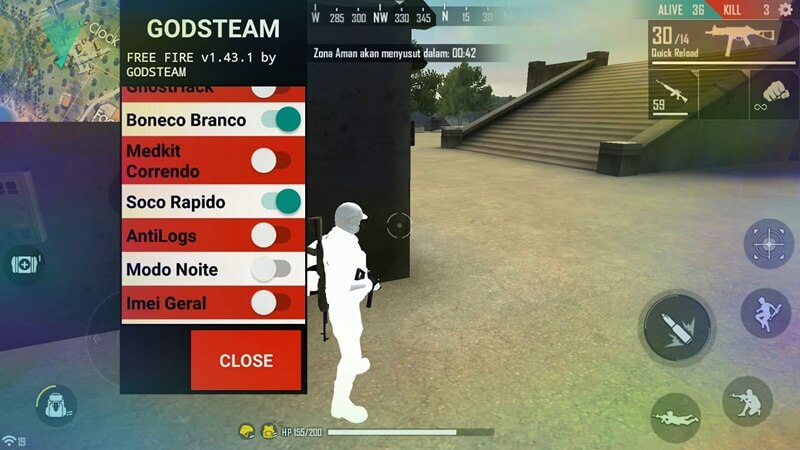 Cheat Mod Menu FF Godsteam APK Free Fire 2021 ! โ Esportsku
